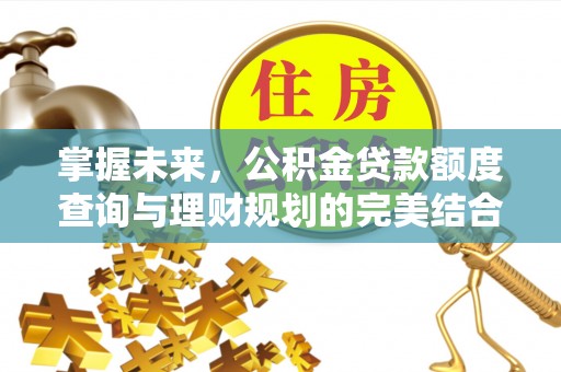 闻喜掌握未来，公积金贷款额度查询与理财规划的完美结合