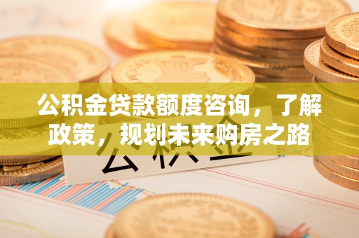 闻喜公积金贷款额度咨询，了解政策，规划未来购房之路